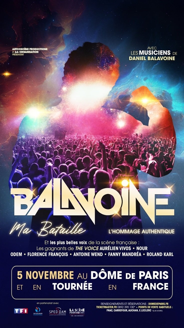 Affiche originale — Balavoine — Ma Bataille