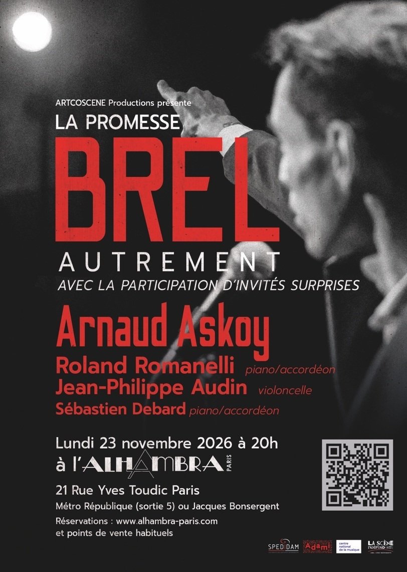 Affiche originale — La Promesse Brel — Autrement